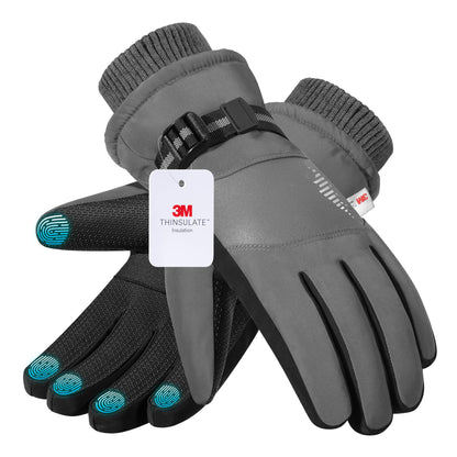 rivmount 3M Warm Winter Gloves, Cold Weather for Men Women, Thermal Touchscreen Anti-Slip Windproof, for Cycling Running Working Hiking Skiing Daily Life Outdoor Activities