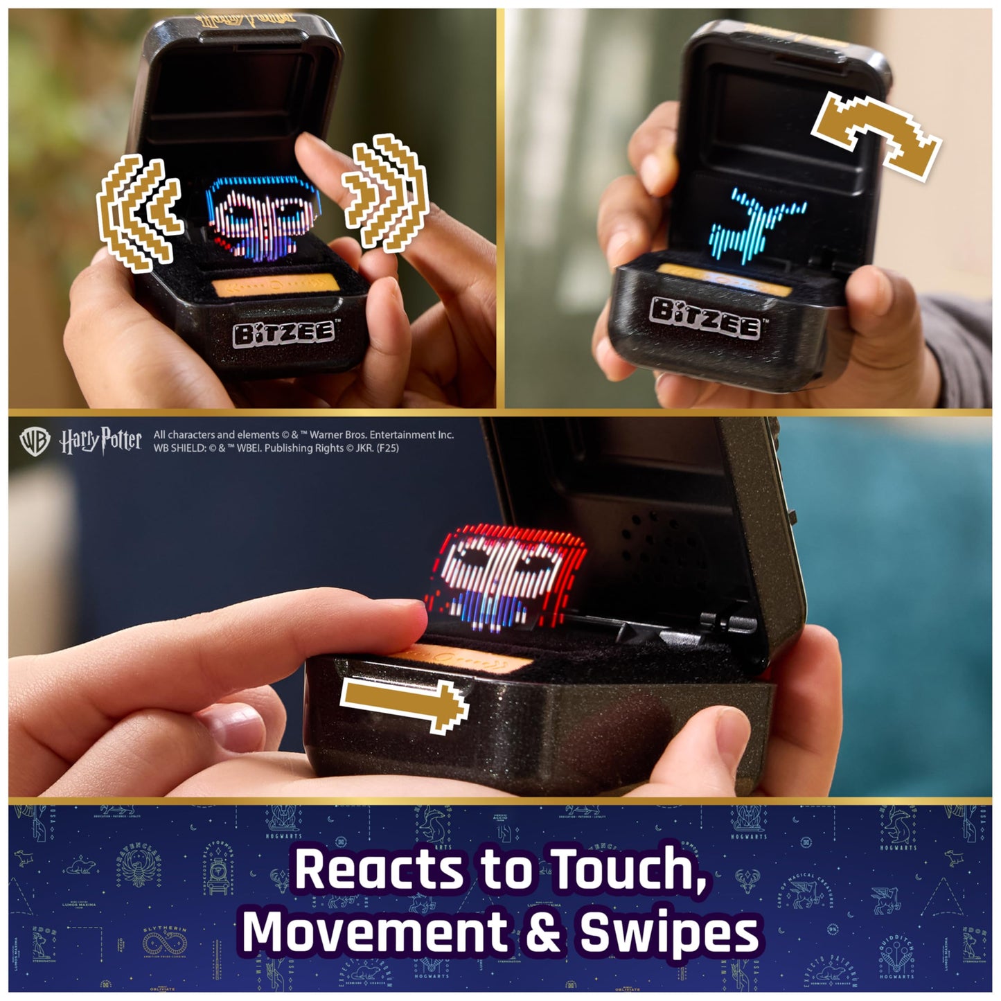 Wizarding World Harry Potter, Bitzee Interactive Toy with 20 Characters Inside, Reacts to Touch, Digital Pet Kids Toys, Gifts & Stocking Stuffers for Girls & Boys