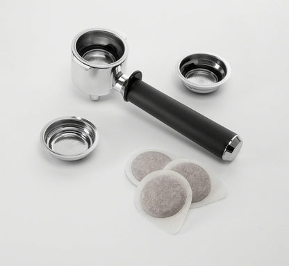 De'Longhi UPGRADED All-in-One Combination Coffee Maker & Espresso Machine + Advanced Adjustable Milk Frother for Cappuccino & Latte + Glass Coffee Pot 10-Cup, COM532M black