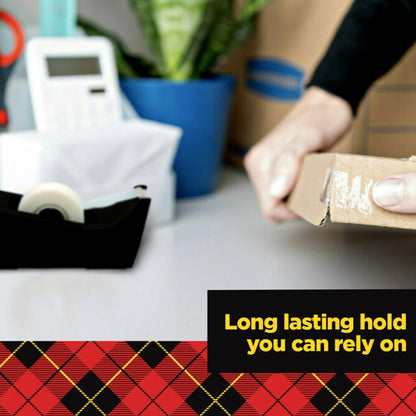 Scotch Transparent Tape, 2 Rolls, 1/2 x 2592 Inches, Classic Glossy-Finish, Boxed (600-2P12-72)