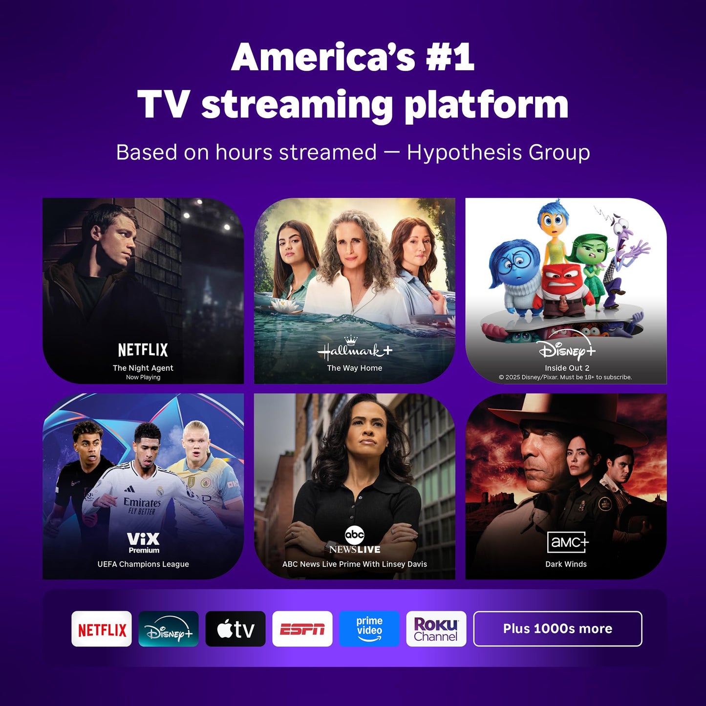 Roku Streaming Stick Plus 2025 - 4K & HDR Roku Streaming Device for TV with Voice Remote - Free & Live TV