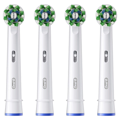 Oral-B CrossAction Electric Toothbrush Replacement Brush Heads Refill, 4ct