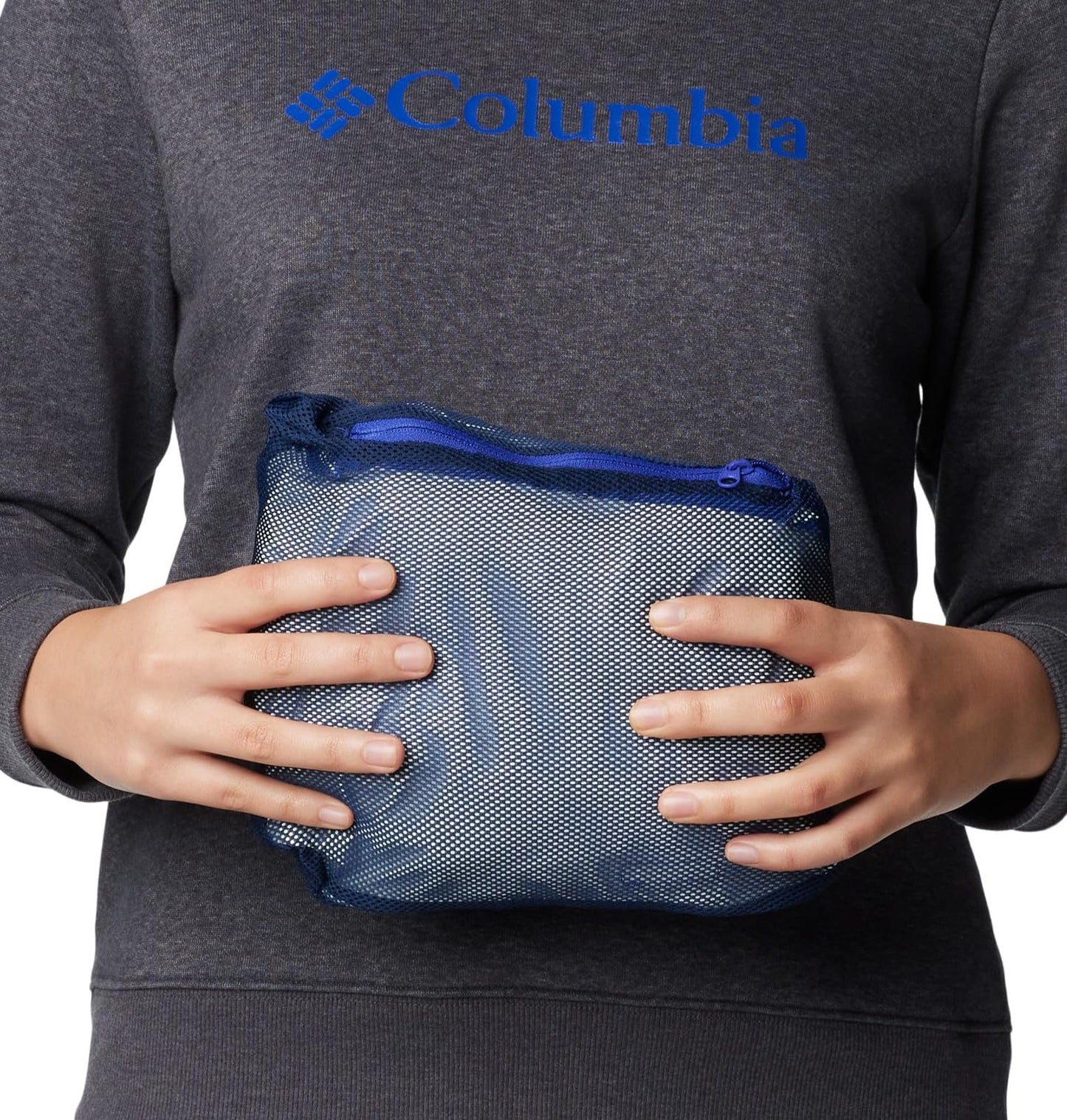 Columbia Women's Arcadia II Waterproof Rain Jacket, Clematis Blue, Large