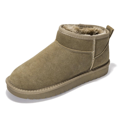 Project Cloud 100% Genuine Leather Ankle Boots for Women - Water Resistant with Memory Foam Insole Winter Boots for Women - Trending Shoes & Comfortable Women's Ankle Boots (Hippy, Olive, 7)