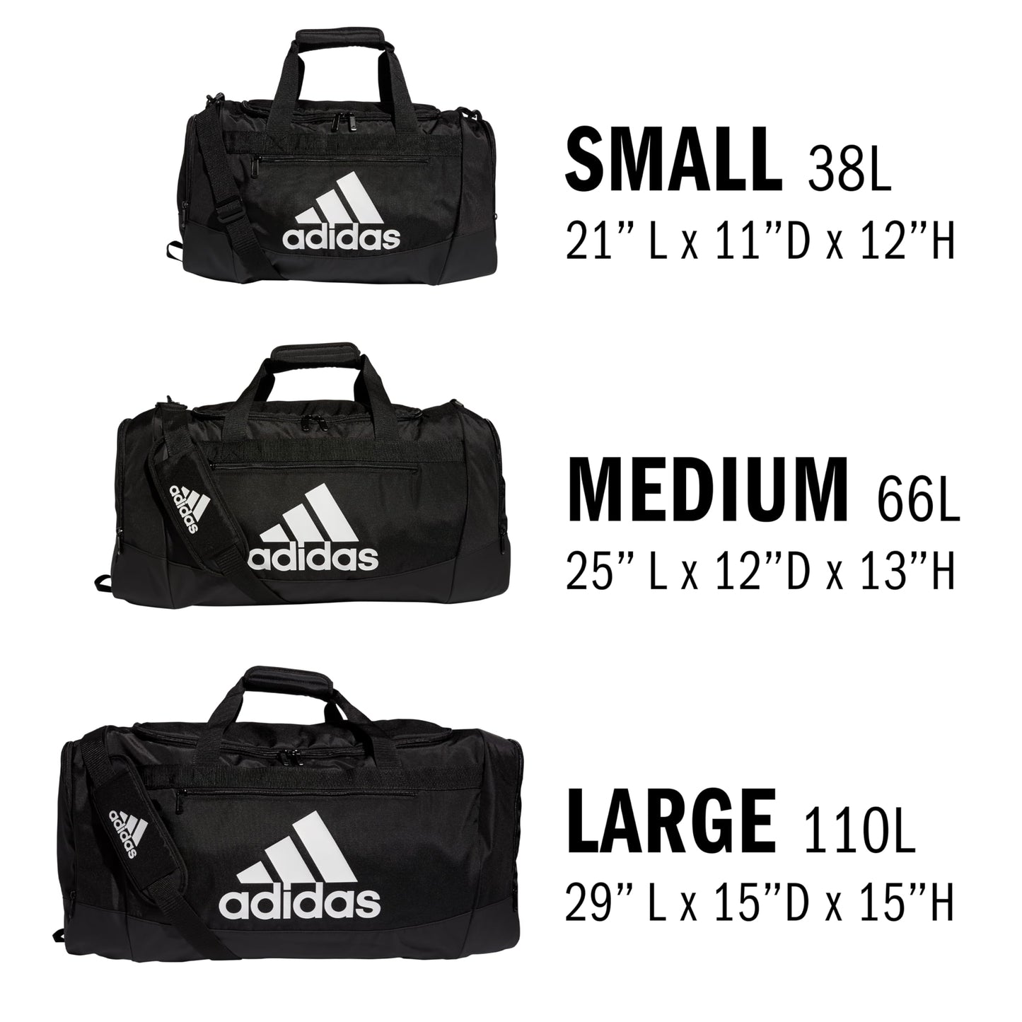 adidas Unisex Defender 4.0 Gym Duffel Bag for Men and Women, Team Power Red, Small (38L)