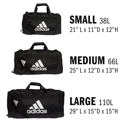 adidas Unisex Defender 4.0 Gym Duffel Bag for Men and Women, Team Power Red, Small (38L)