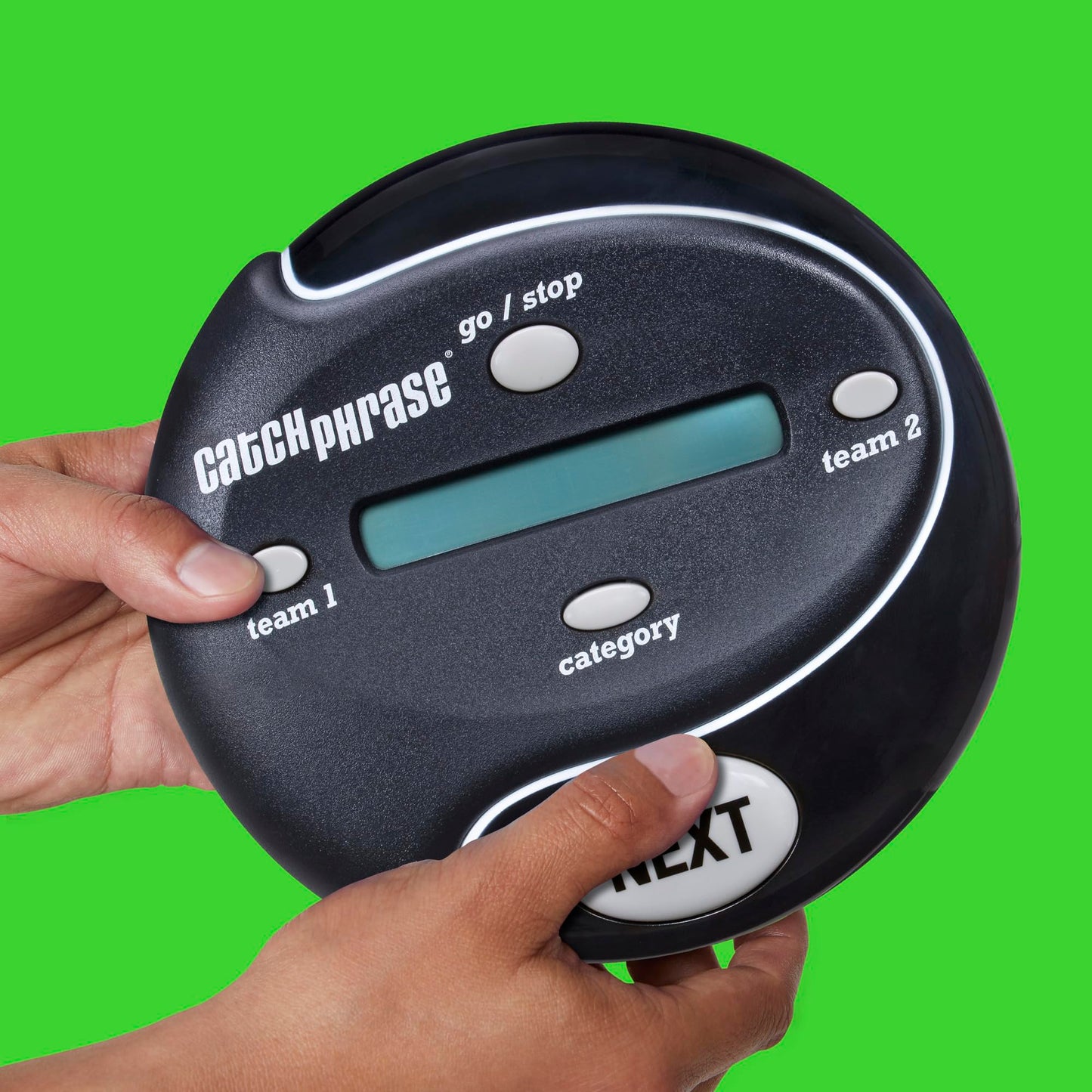 Hasbro Gaming Catch Phrase Electronic Game | Fun Active Handheld Party Games for Adults, Teens, and Kids | 4 or More Players, 2 Teams | Portable Summer Travel Activities | Ages 12+ (Amazon Exclusive)