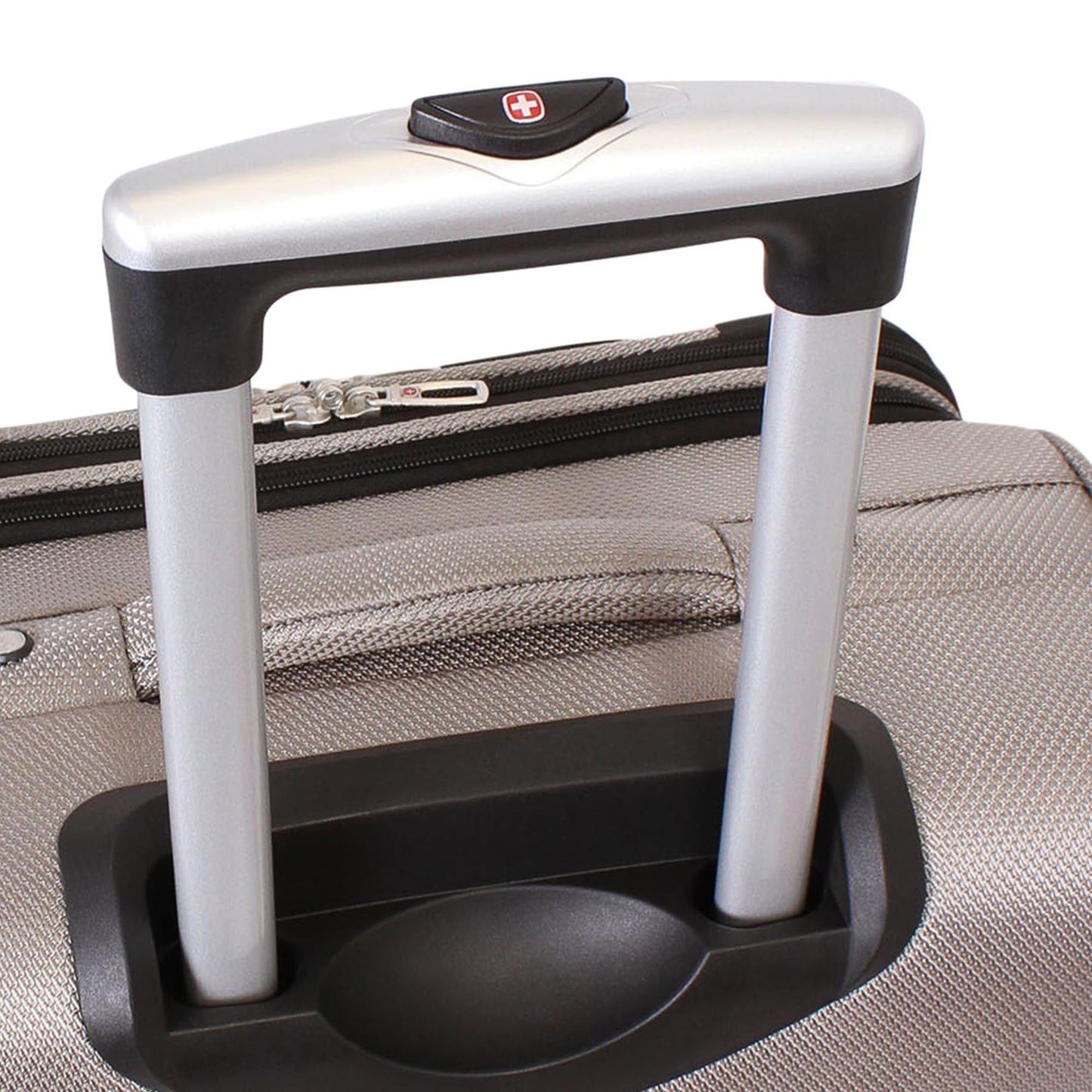 SwissGear Sion Softside Expandable Roller Luggage, Pewter, 3-Piece Set (21/25/29)