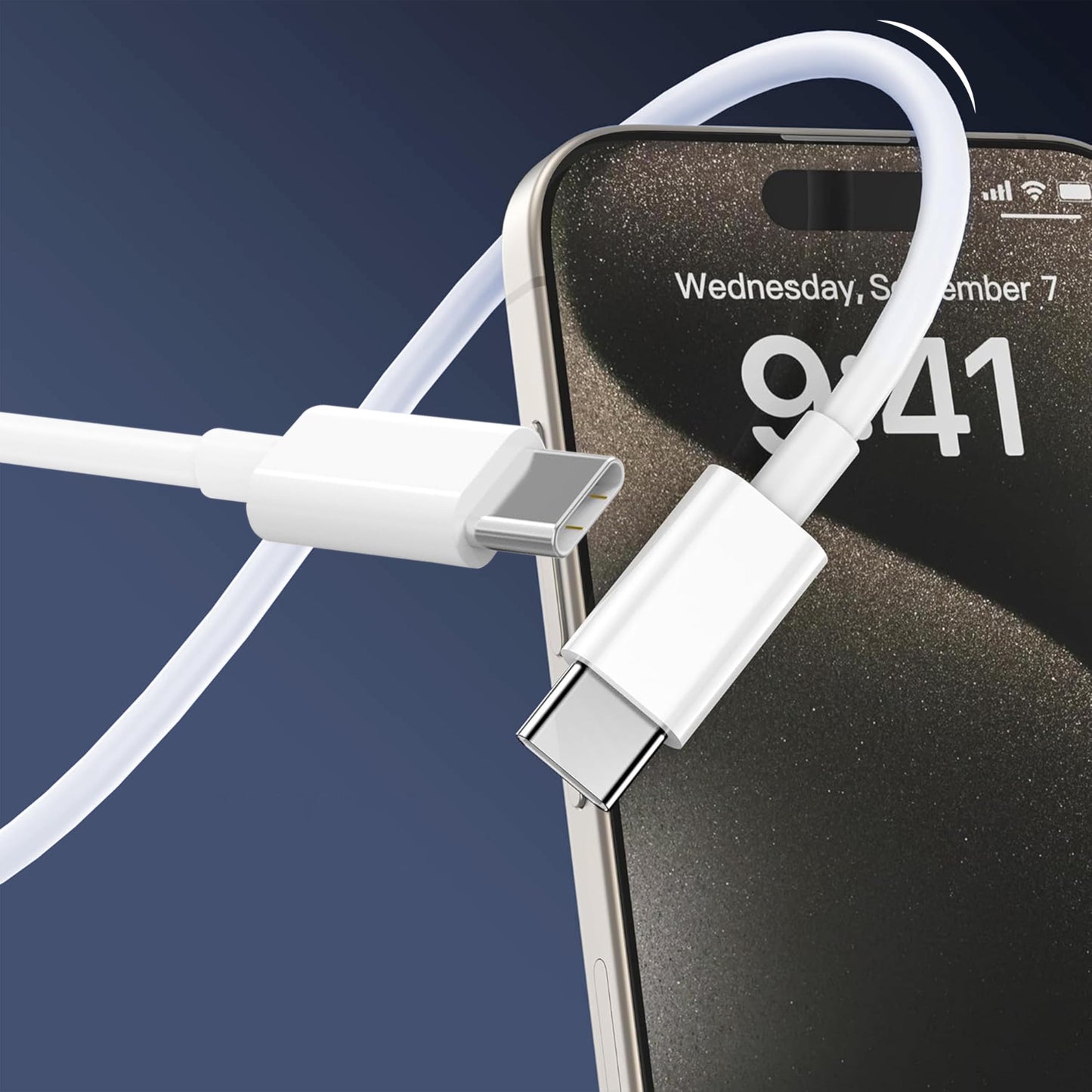 iPhone 15 16 17 Charger, iPhone Charger Fast Charging, USB C Chargers [MFi Certified] for Apple i.Phone iPad Pro/Air/A16/10th/Mini 6 7 A17 Pro, Type C Fast Charging Block & 10ft C to C Cable 1Pack