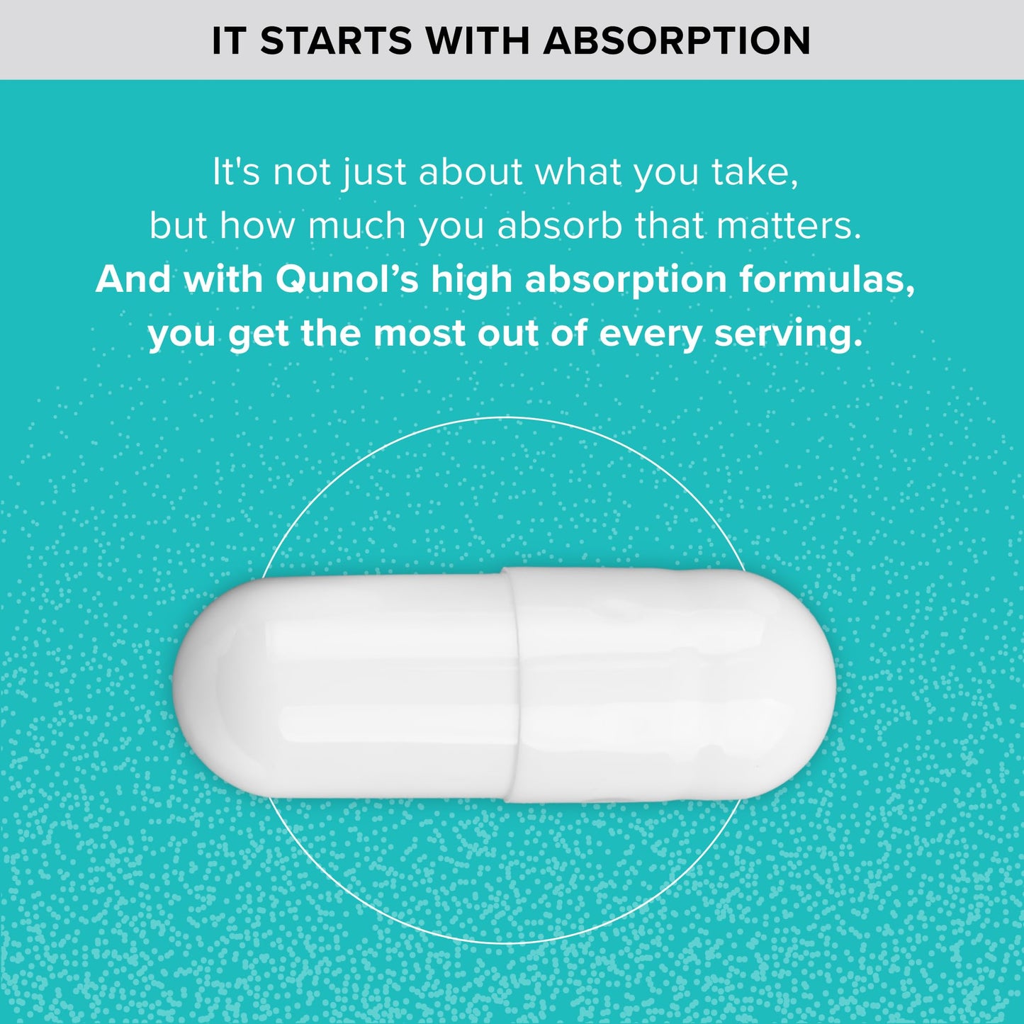 Qunol Magnesium Capsules 420mg, 100% DV, High Absorption Magnesium Supplement, Extra Strength, Bone and Muscle Health Supplement, 180 Count