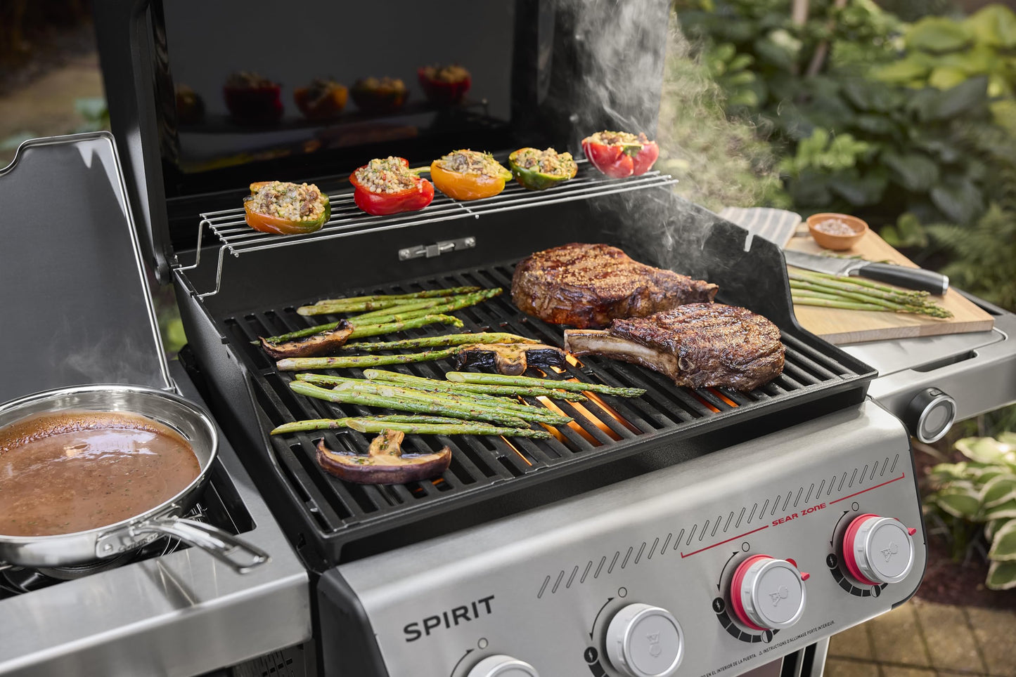 Weber SPIRIT 4-Burner Grill EP-425 Liquid Propane Black