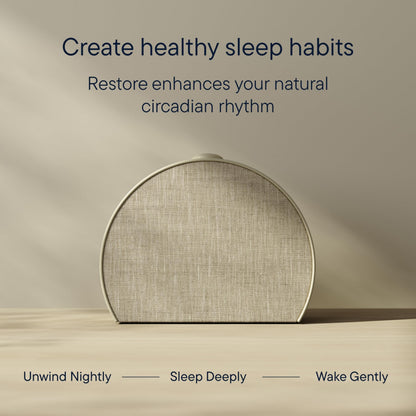 Hatch Restore 3 | Science-Backed Sleep Audio, Circadian Lighting (Putty)