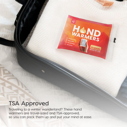 IRIS USA Hand Warmers – 60 Individual Warmers, Long-Lasting Up To 10 Hours For Warm and Hot Hands, On The Go, TSA-Approved, Disposable, Lasts 4 Years, Handwarmers For Hands and Feet, Winter Essentials