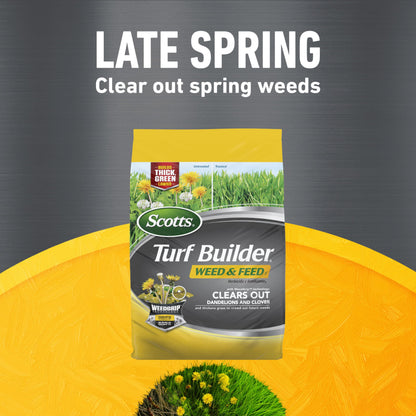 Scotts Turf Builder 4-Bag Lawn Care Bundle for Small Lawns with Halts Crabgrass Preventer, Weed & Feed5, SummerGuard and WinterGuard