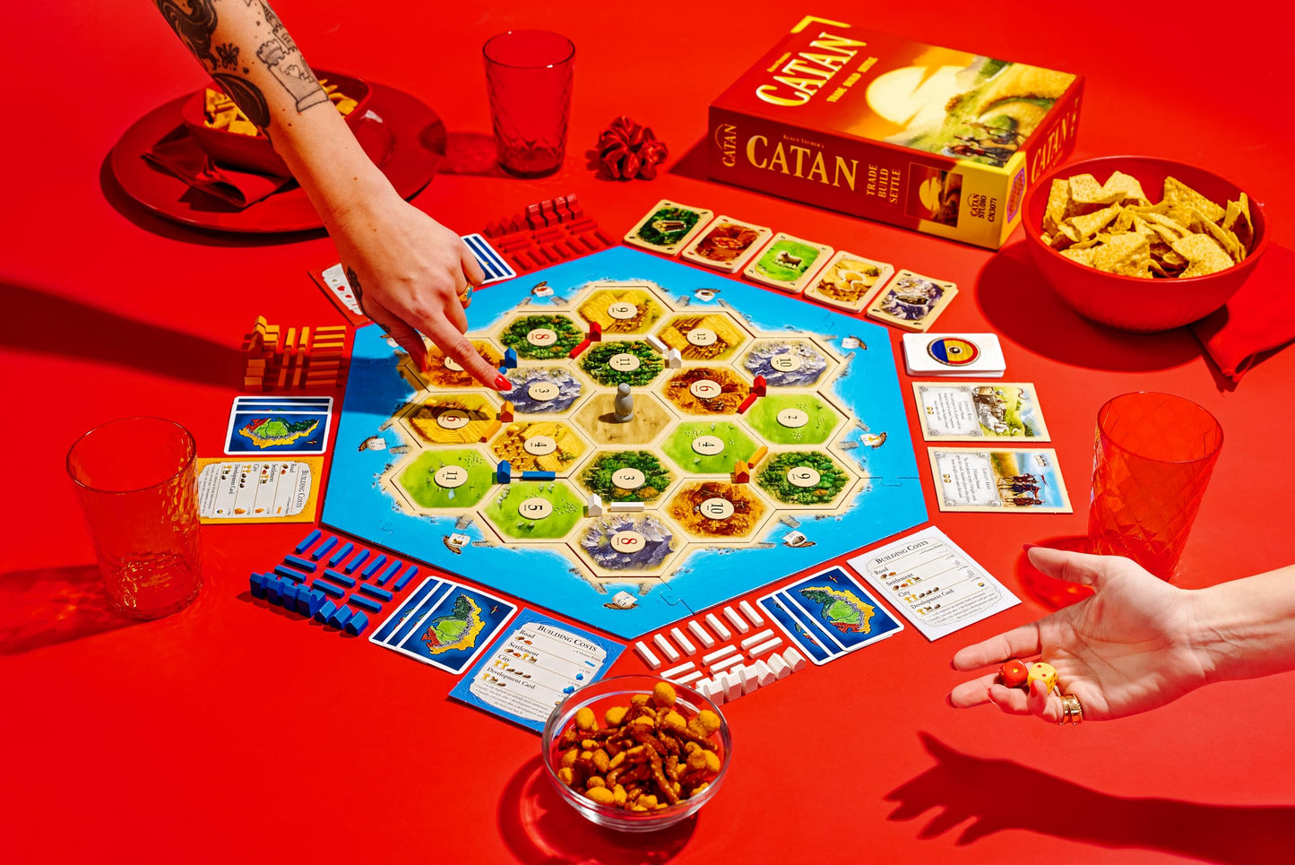 CATAN Board Game - Embark on a Journey of Discovery and Trade! Civilization Building Strategy Game, Family Game for Kids & Adults, Ages 10+, 3-4 Players, 60-90 Minute Playtime, Made by CATAN Studio