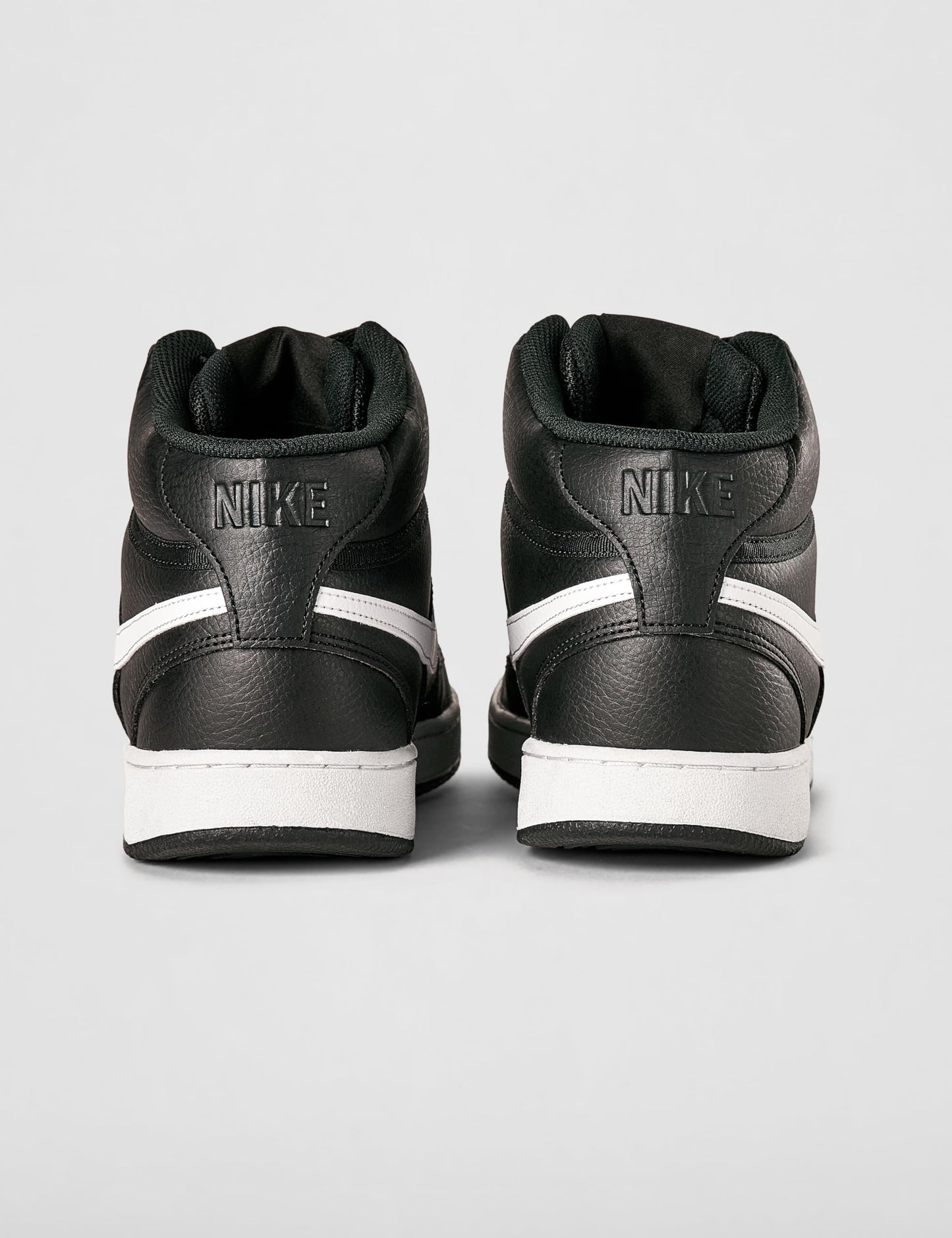 Nike Men's Court Vision Mid Next Nature Shoes, Black/White-Black, 10.5