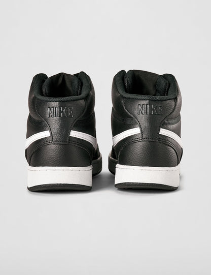 Nike Men's Court Vision Mid Next Nature Shoes, Black/White-Black, 10.5