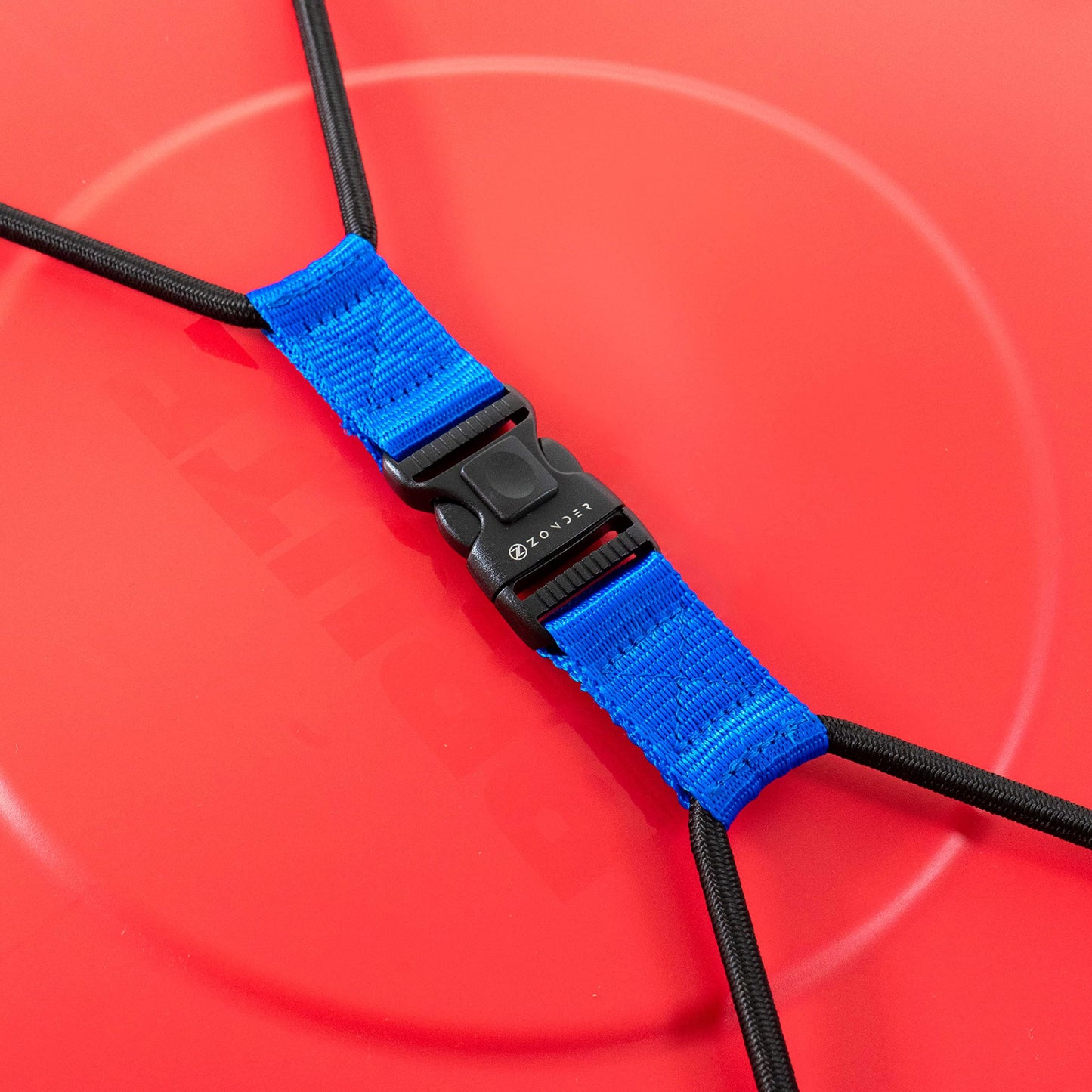 ZONDER® Trash Can Lock | Bungee Cord Outdoor Trash Can Lock for Raccoons Animals | Neat Yard | Bear Garbage Bin Lock - Ease of Use - Durable - Single Pack