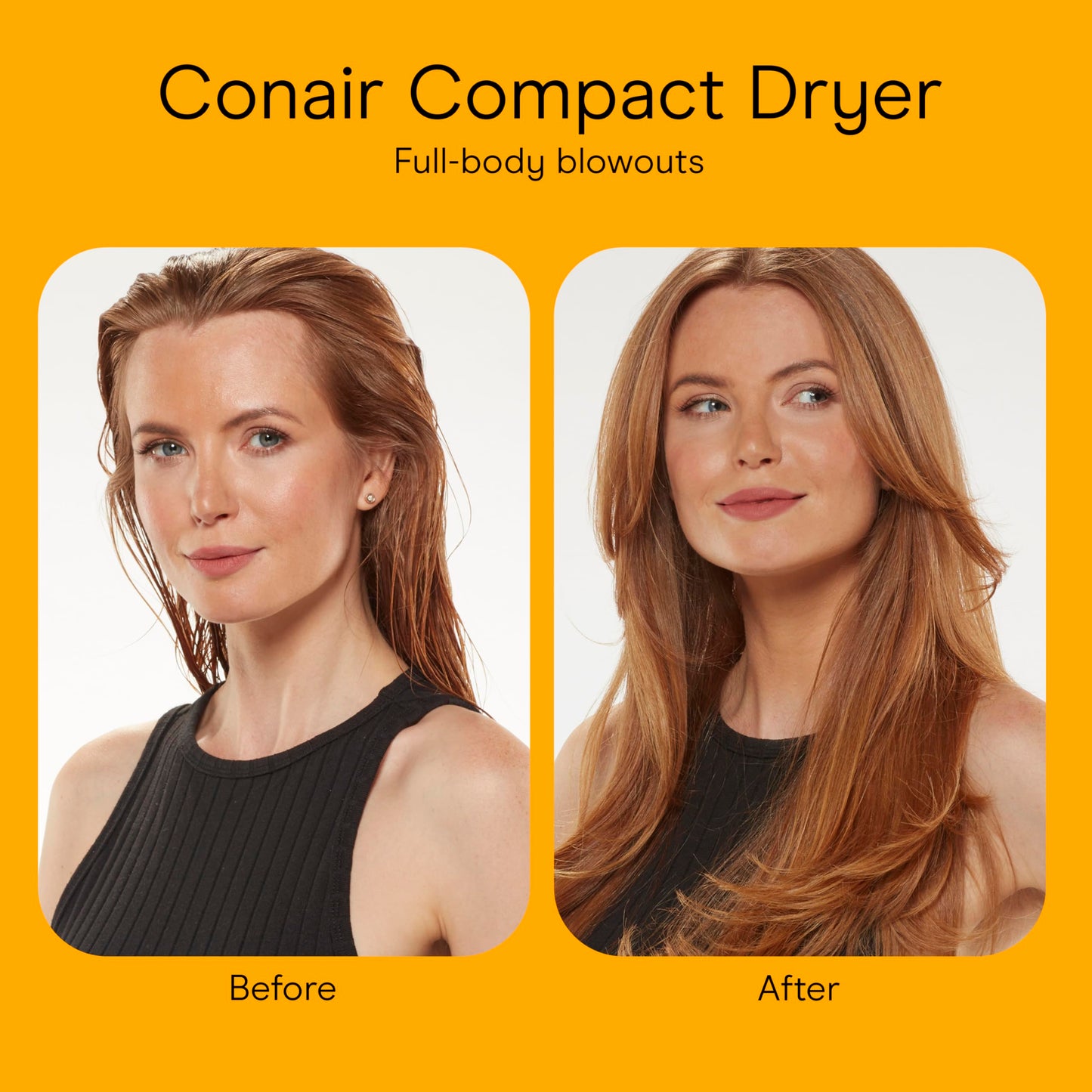 Conair Compact Hair Dryer with Folding Handle, 1875W Travel Blow Dryer with Diffuser and Concentrator Attachments, 2 Heat & 2 Speed Settings, Dual Voltage, Grey