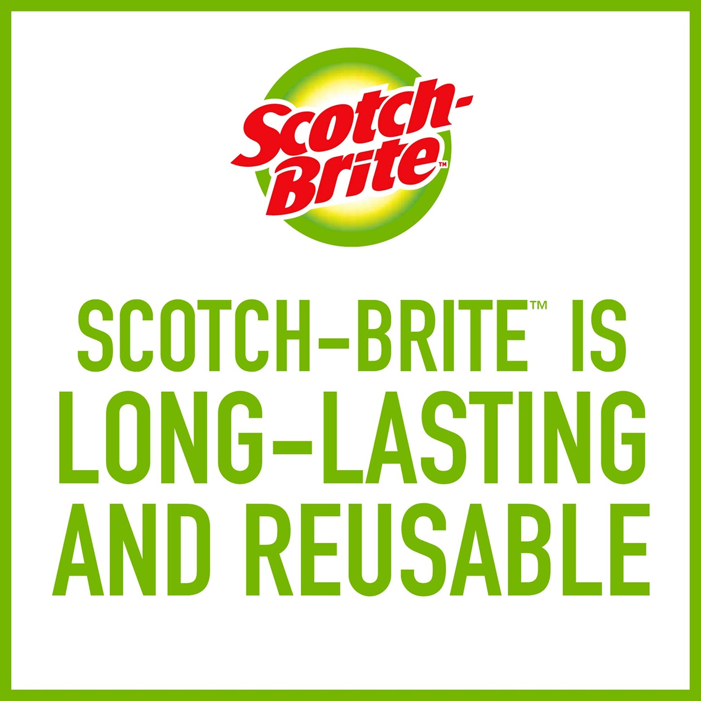 Scotch-Brite Heavy Duty Large Scour Pads, Scouring Pads for Kitchen and Dish Cleaning, 8 Pads