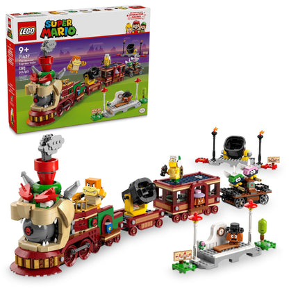 LEGO Super Mario The Bowser Express Train Toy - Building Toys for Boys & Girls, Ages 9+ Years - Pretend Play W/Minifigures - Gift Idea for Kids - 71437