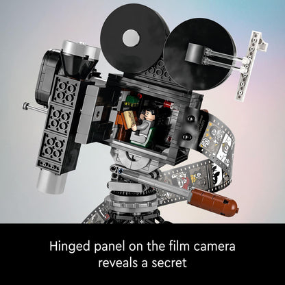 LEGO Disney Walt Disney Tribute Camera Building Set - Bedroom or Office Decor for Men & Women, Ages 18+ - Collectible Craft Model Kit - Gift Idea for Fans - 43230