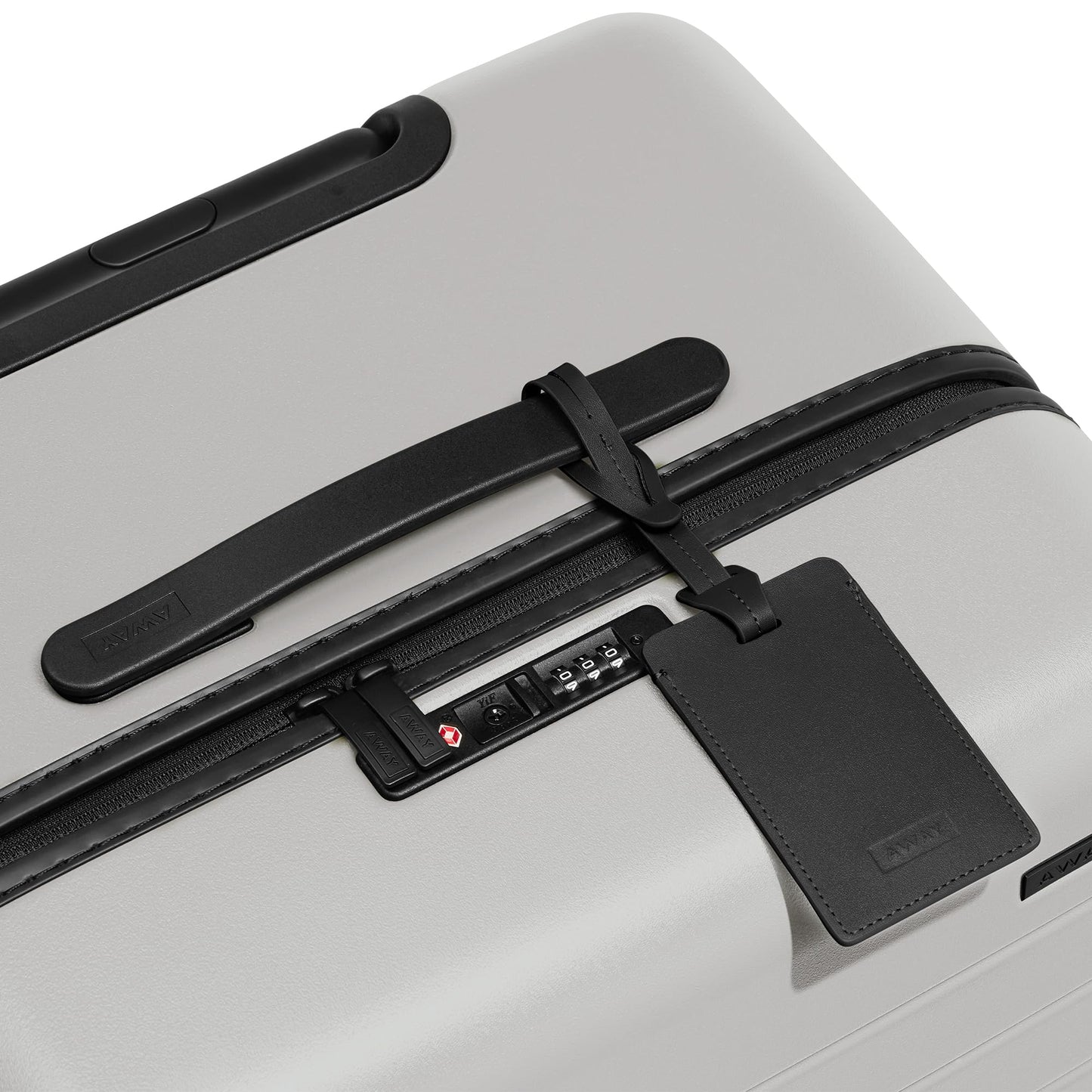 Away Large Trunk Luggage, 31 Inch Hardside Suitcase with Spinner Wheels, Lightweight & Durable, TSA Lock, Ideal for Long Trips, Cloud Gray