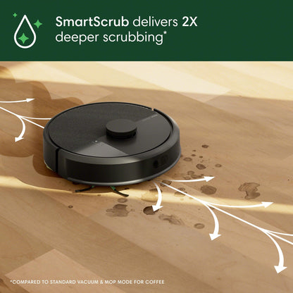iRobot Roomba 104 Combo Robot Vacuum & Mop with AutoEmpty Dock - Amazon Exclusive, Self-Empties for 75 Days, Intense Power-Lifting Suction, LiDAR, Multi-Cleaning Modes, Avoids Mopping Carpet