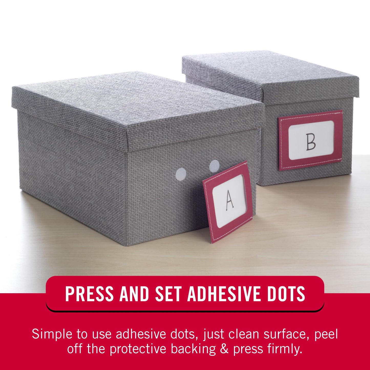 VELCRO Brand Dots with Adhesive | 250pk, White | Small 1/2 Inch Circles | Sticky Back Round Dots for Secure Mounting in Office, School or Home (VEL-30867-AMS)