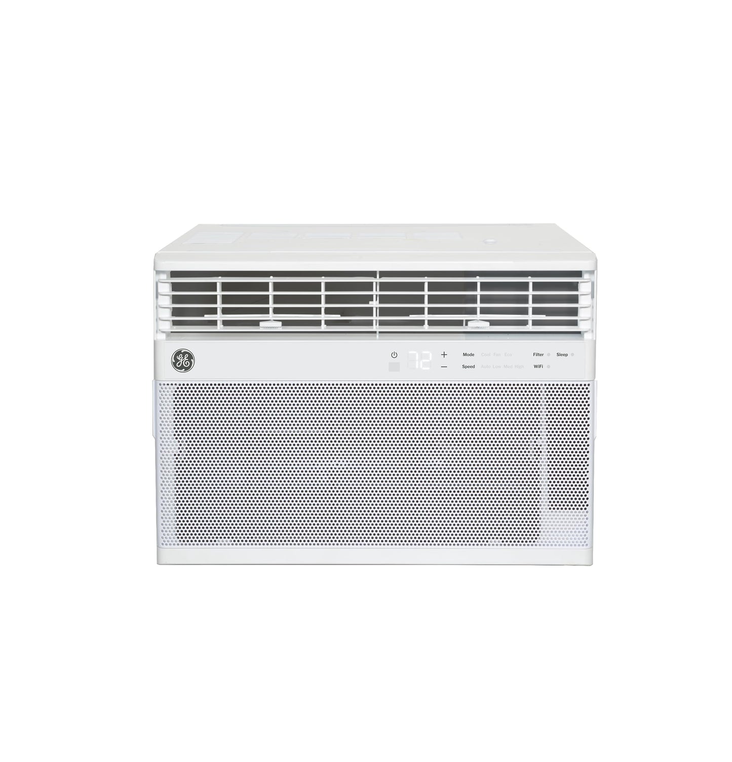 GE AWCS12WWA Window Air Conditioner, Wi-Fi Enabled, Energy-Efficient Cooling for Large Rooms up to 550 sq ft, Easy Install Kit, Control Using Remote or Smartphone App, New 12,000 BTU, White