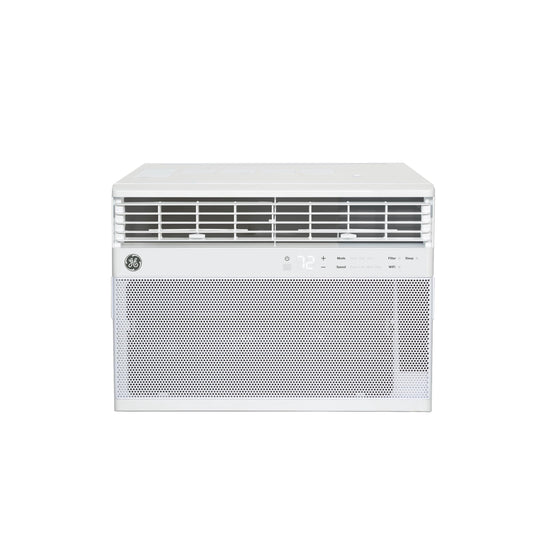 GE AWCS12WWA Window Air Conditioner, Wi-Fi Enabled, Energy-Efficient Cooling for Large Rooms up to 550 sq ft, Easy Install Kit, Control Using Remote or Smartphone App, New 12,000 BTU, White