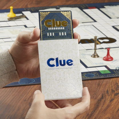 Hasbro Gaming Clue Board Game Signature Collection, Premium Packaging and Components, Family Games for Kids and Adults, Mystery Games for 2 to 6 Players