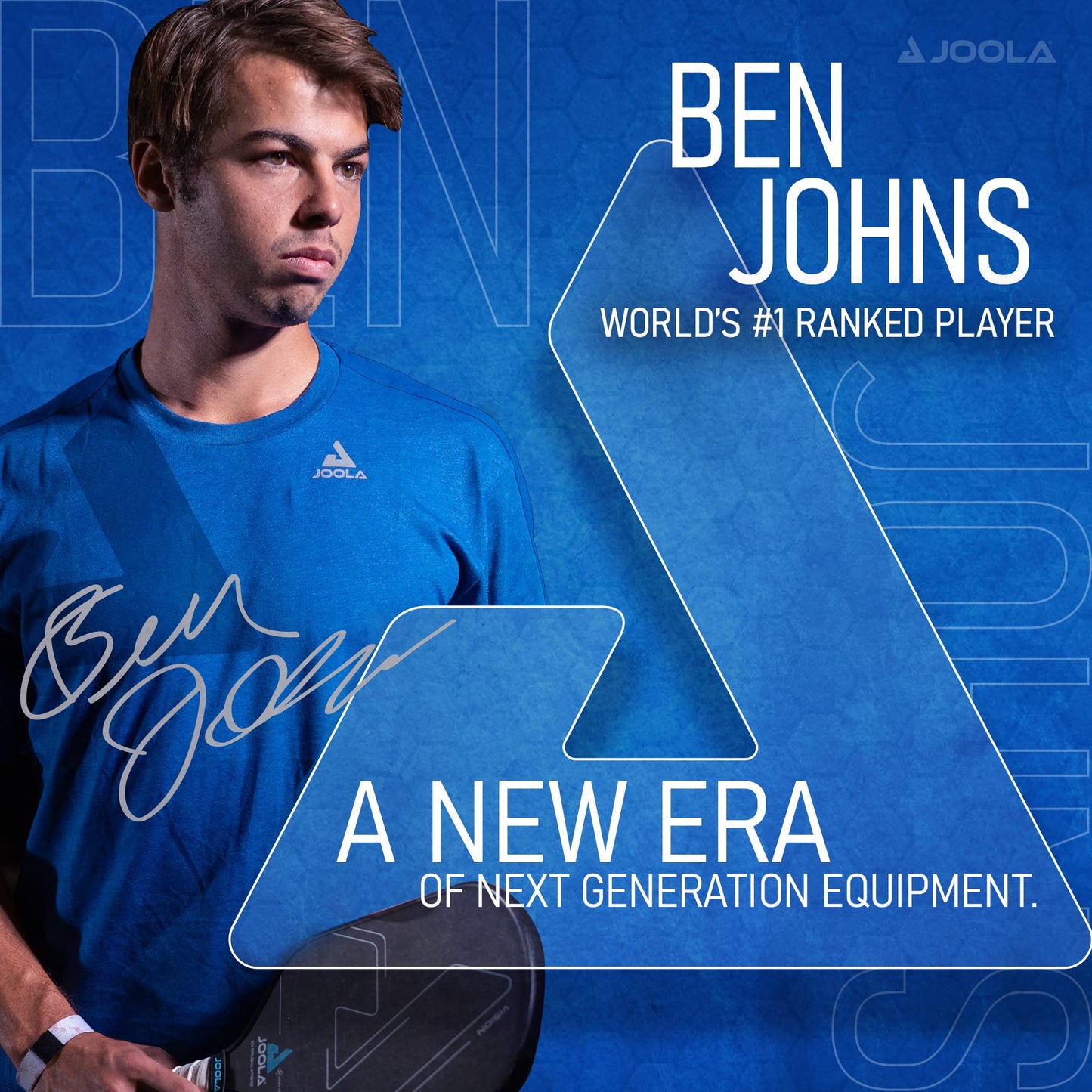 JOOLA Ben Johns Hyperion Pickleball Paddle - Carbon Surface, High Grit & Spin, Elongated Handle, Polypropylene Honeycomb Core, Custom Cover