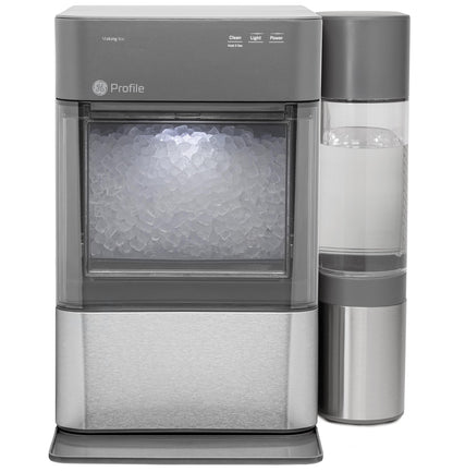 GE Profile Opal 2.0 XL with 1 Gallon Tank, Chewable Crunchable Countertop Nugget Ice Maker, Scoop included, 38 lbs in 24 hours, Pellet Ice Machine with WiFi & Smart Connected, Stainless Steel