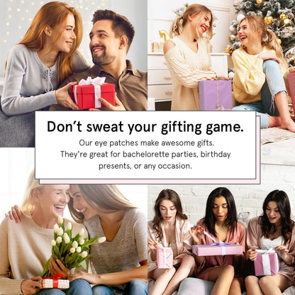 grace & stella Under Eye Patches (12 pairs) Eye Masks for Puffy Eyes and Dark Circles - Valentine Gifts for Women - Gifts for Wife, Bridesmaids, Birthdays, Bachelorette Party, Self Care - Vegan