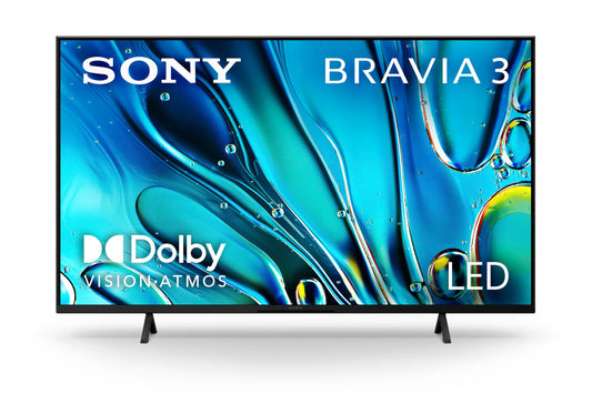 Sony 43-Inch Class 4K Ultra HD BRAVIA 3 LED Smart TV with Google TV, Dolby Vision HDR, and Exclusive Features for PlayStation®5 (K-43S30)