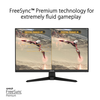 ASUS TUF Gaming 23.8” 1080P Monitor (VG247Q1A) - Full HD, 165Hz (Supports 144Hz), 1ms, Extreme Low Motion Blur, Adaptive-sync, FreeSync Premium, Shadow Boost, Speakers, Eye Care, HDMI, DisplayPort