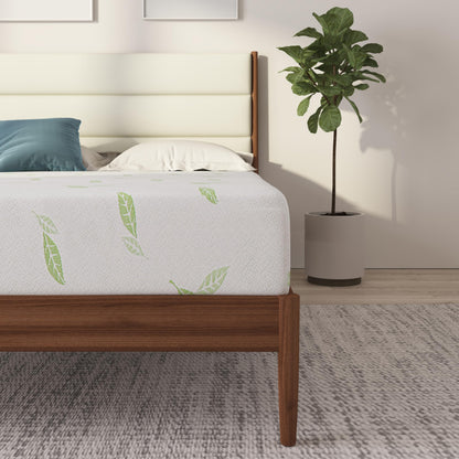 NapQueen Full Size Mattress, 12 Inch Anula Green Tea Infused Memory Foam Mattress, Full Size Mattress Bed in a Box, CertiPUR-US Certified Mattress