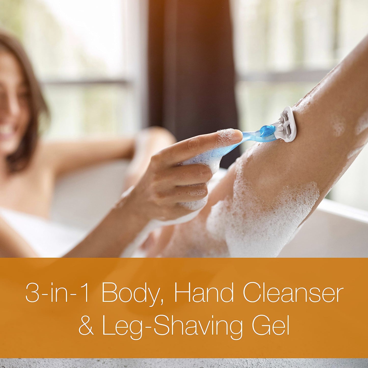 Neutrogena Rainbath Moisturizing Daily Body Wash Cleanser and Shaving Gel with Clean Rinsing Lather, Original Scent, 32 fl. Oz