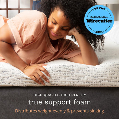 ViscoSoft 3 Inch Memory Foam Mattress Topper King - Select High Density - (Gel-Infused and Ventilated) Mattress Pad with Soft Removable Bamboo-Rayon Cover