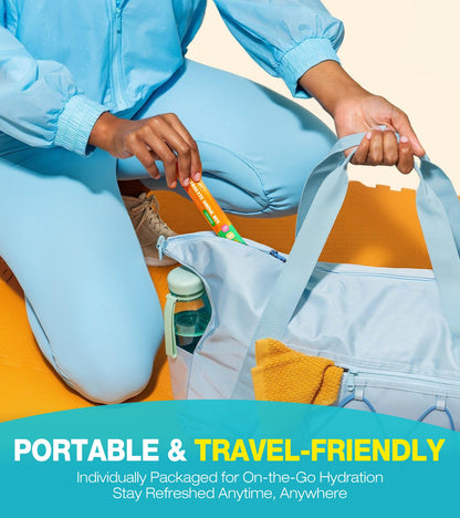 Dralot Juicy Splash 30 Packs Sugar Free Electrolytes Powder w/Natural Flavor, Liquid Daily IV Recharge+Tech. Mix 5 Electrolyte for Balance, Raw Seasalt Hydration Packets for GF, Vegan, Non-GMO, Keto