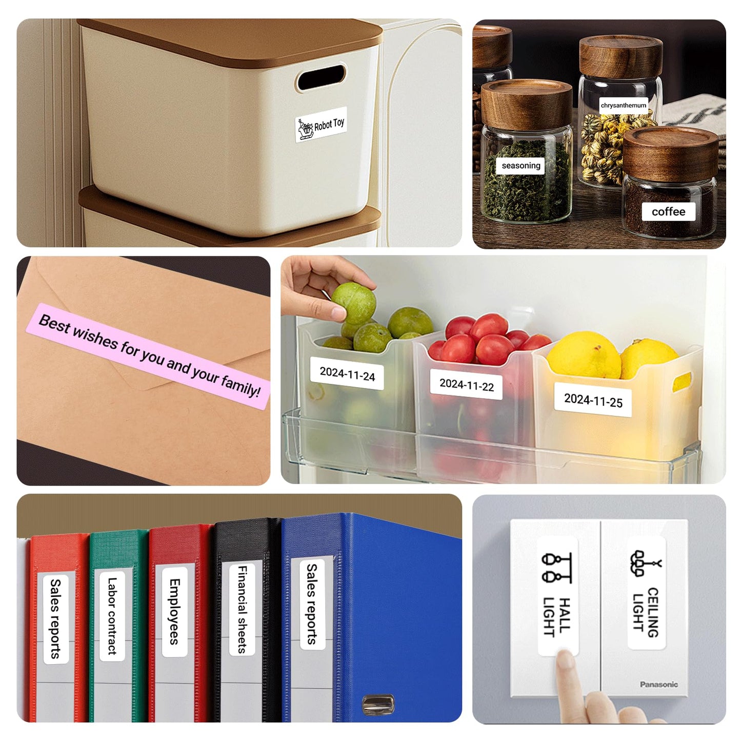 ORGBRO Label Maker Machine with Tape, X1 Portable Bluetooth Mini Label Printer, Support Pre-Cut & Continuous Label, Wireless Small Label Makers with Versatile App for School Home Office Organization