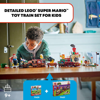 LEGO Super Mario The Bowser Express Train Toy - Building Toys for Boys & Girls, Ages 9+ Years - Pretend Play W/Minifigures - Gift Idea for Kids - 71437