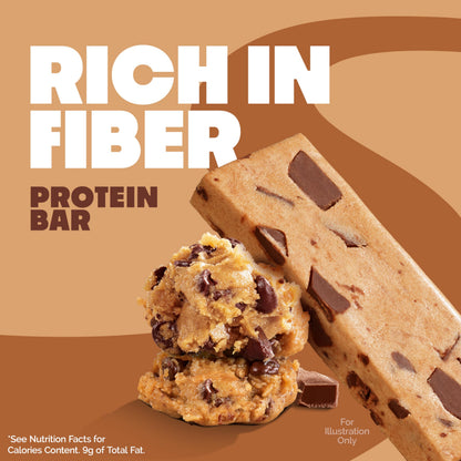 Quest Nutrition Chocolate Chip Cookie Dough Protein Bars, High Protein, Low Carb, Gluten Free, Keto Friendly, 12 Count