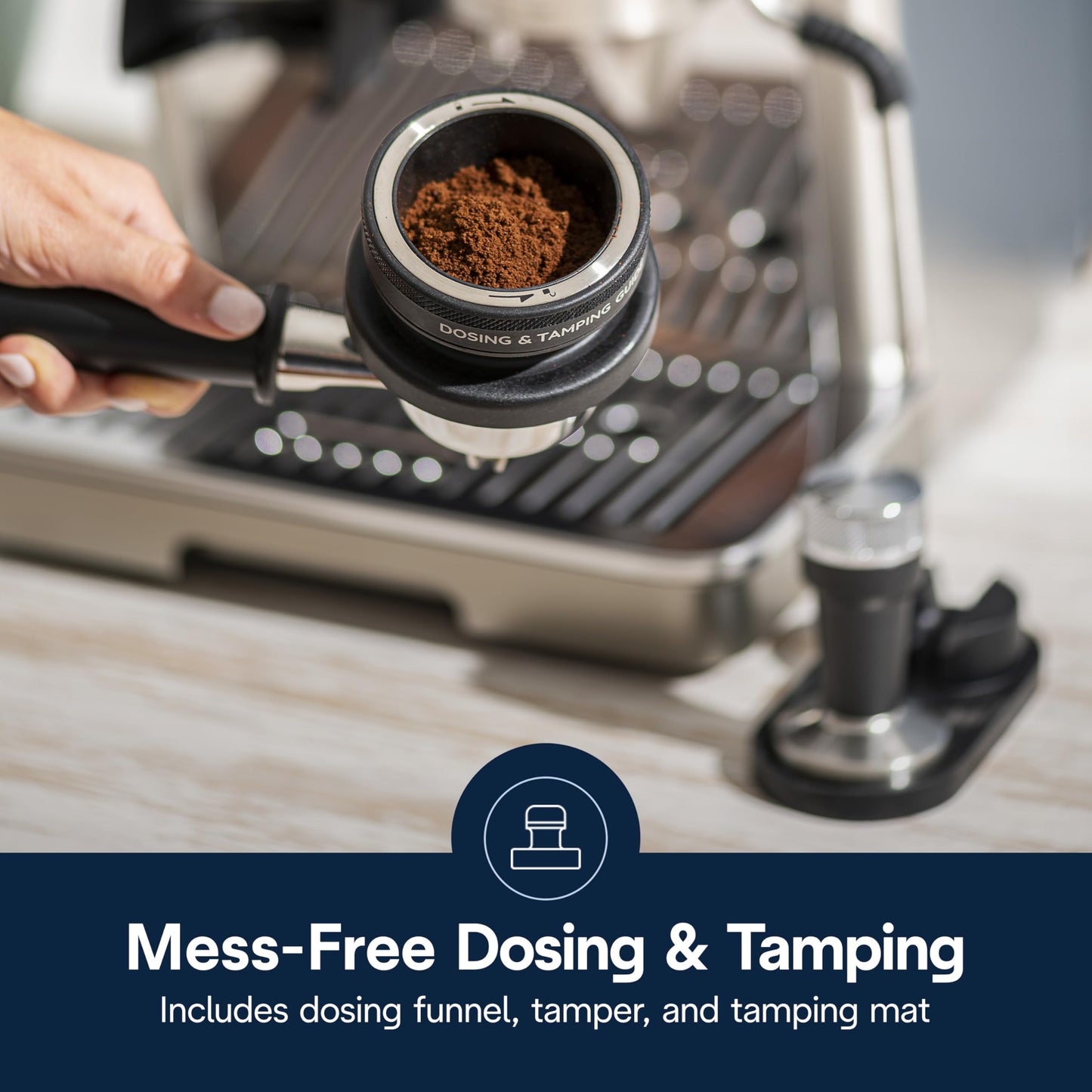 De'Longhi La Specialista Arte Evo Espresso Machine with Cold Brew, Manual Milk Frother, Barista Kit for Latte, Cappuccino, Built-in Grinder, EC9255M