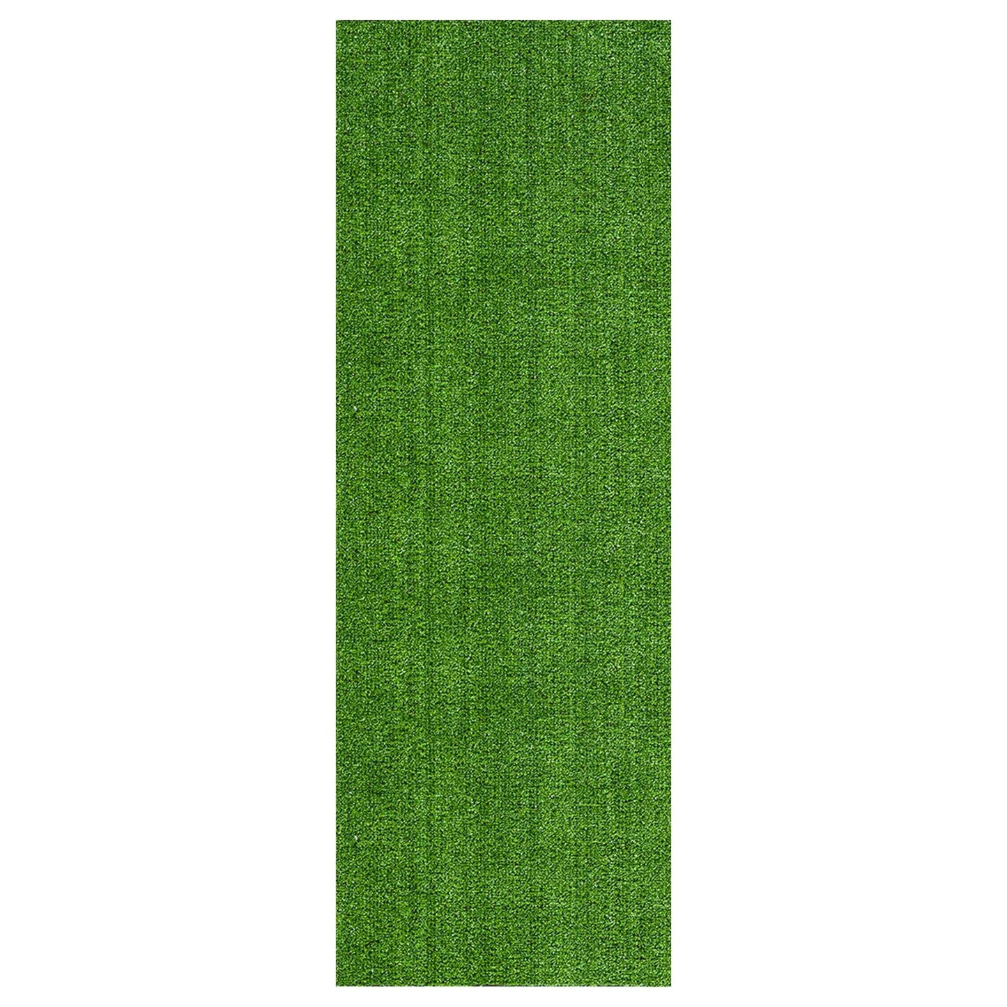 Ottomanson Artificial Grass Turf 2'7" x 50' Indoor Outdoor Faux Grass Rug with Drainage Holes, Customizable with Extra Long Size Options, Perfect for Patio Lawn Balcony Weddings Photoshoot Backdrop