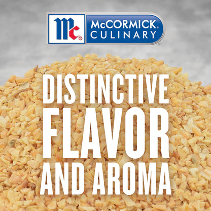 McCormick Culinary Minced Garlic, 23 oz - One 23 Ounce Container of Dried Minced Garlic, Perfect in Soups, Stews, Dressings and Marinades