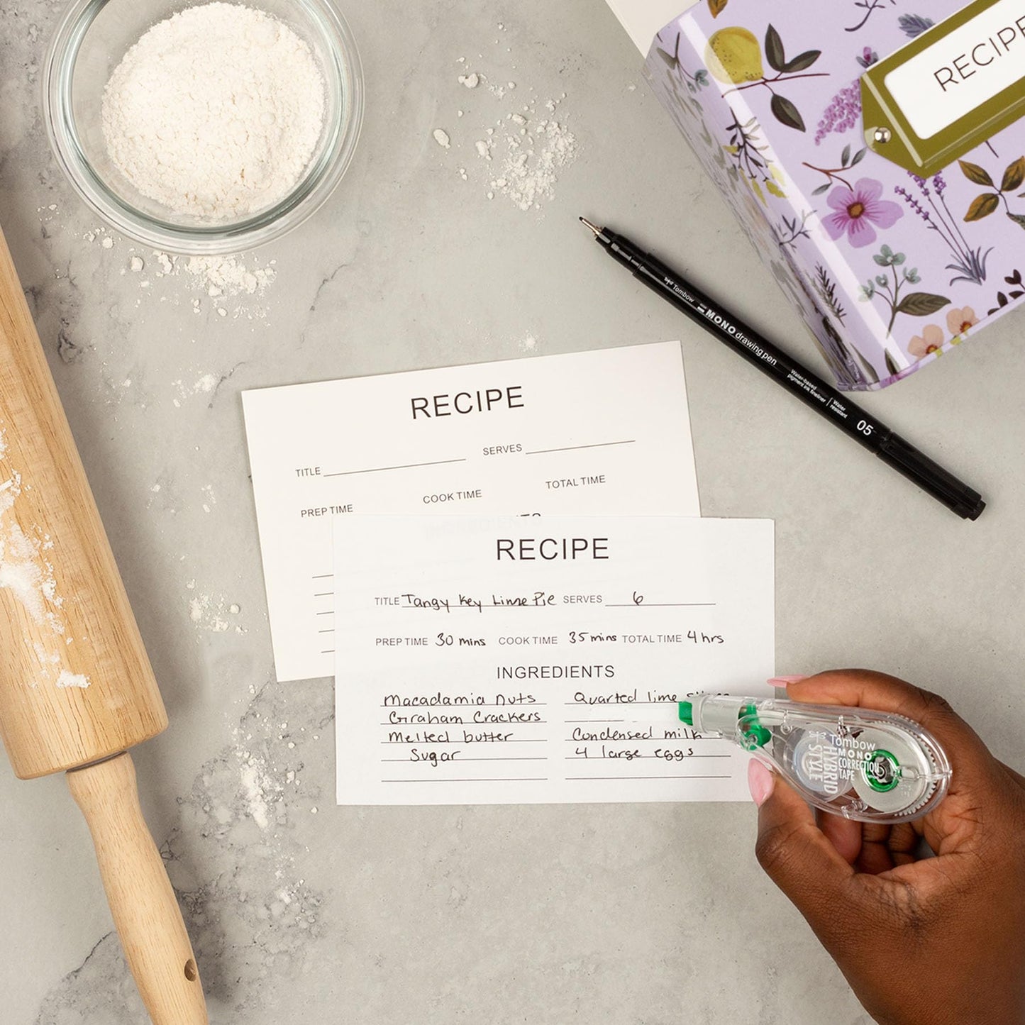 Tombow 68721 MONO Hybrid Correction Tape, 10-Pack. Easy To Use Applicator for Instant Corrections