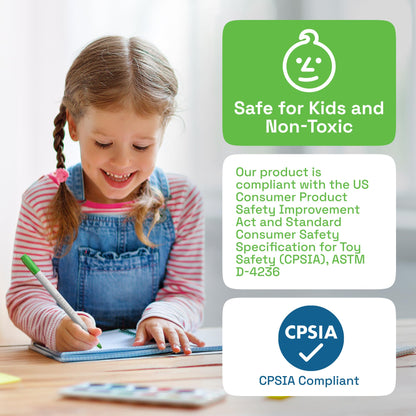 ARTISTRO Vibrant Acrylic Paint Markers for Rock, Fabric, Glass, Wood, Paper, Ceramic, Canvas & More - 24 Dual-Tip Paint Pens (Dot & Fine) - Quick Dry, Teacher Classrooms Must Have, Drawing Markers