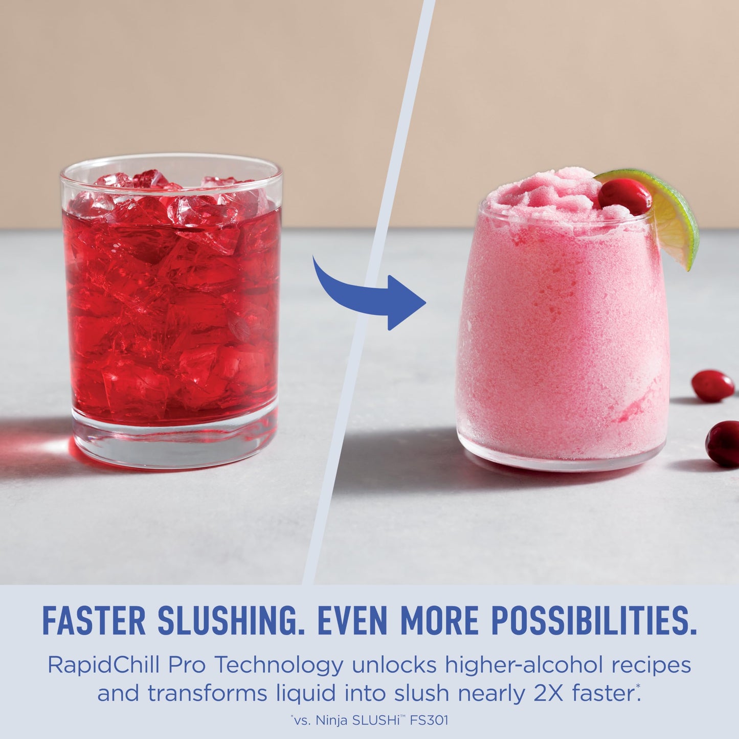 Ninja SLUSHi Max | XXL Smart Frozen Drink Maker | Exclusive Smart Technology | Party-Sized 150oz Capacity | No Ice Needed | 6 Programs | Perfect Temp & Texture up to 12 hours | Peach | FS605